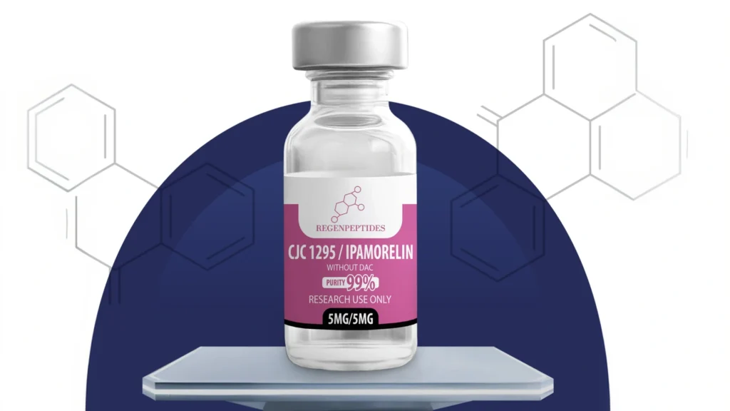 CJC-1295 + Ipamorelin for best peptides for direct fat burning lipolysis.